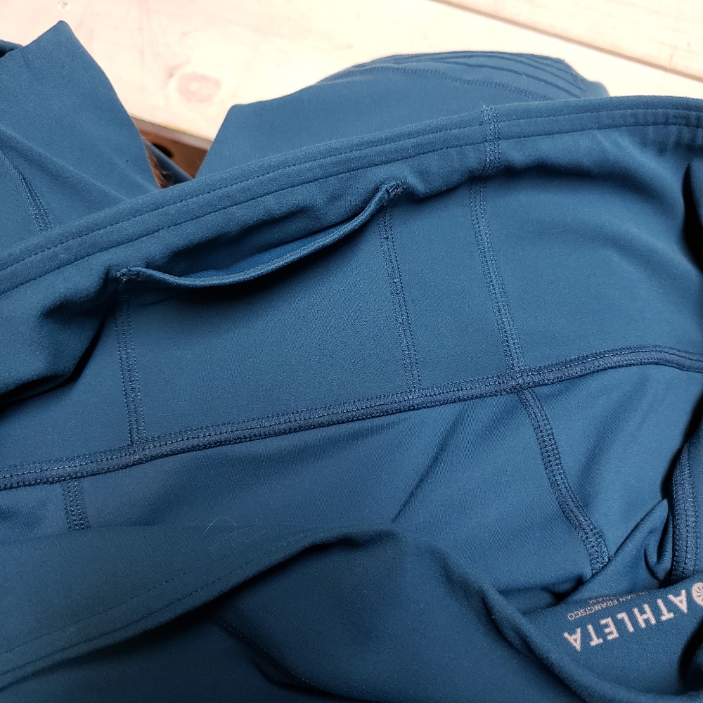 Athleta womens XLT teal leggings with pockets athletic athleisu workout gym wear - Picture 8 of 10